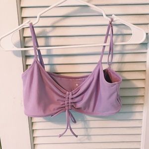 nwot lilac pacsun bikini top